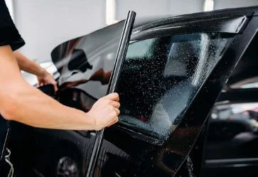 Car tint installation in UAE