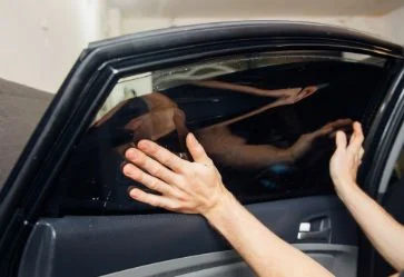 Car window tint for glare reduction