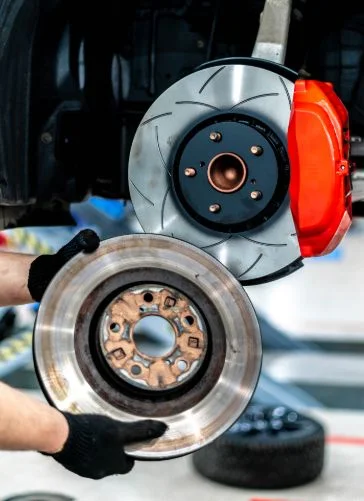 SUV brake replacement and tuning Dubai