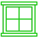 Indoor and outdoor windows