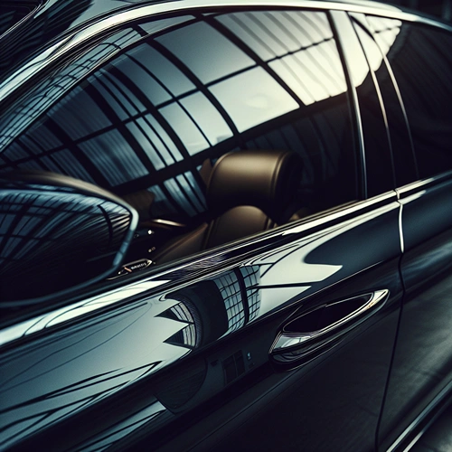 Window Tint for Cars Add Style and Protection Black luxury vehicle